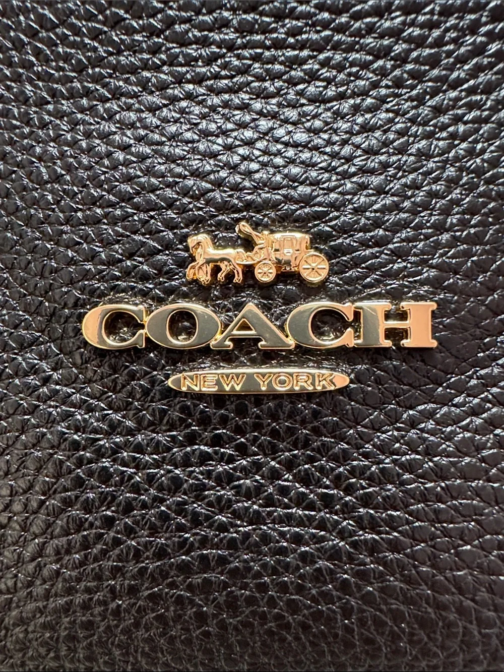 Coach structured black